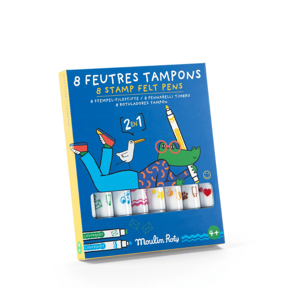 Moulin Roty / Stempeltusser 8 stk / Les Loufoques
