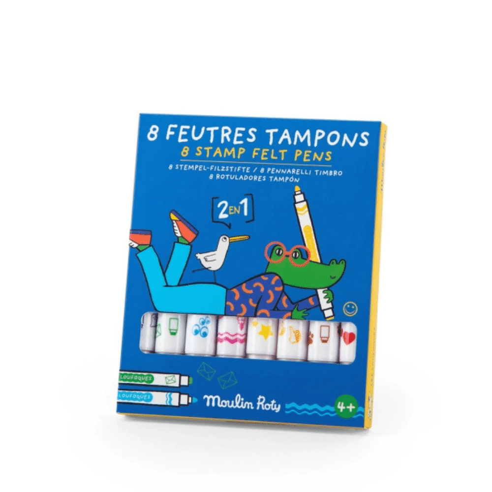 Moulin Roty / Stempeltusser 8 stk / Les Loufoques — billede 3