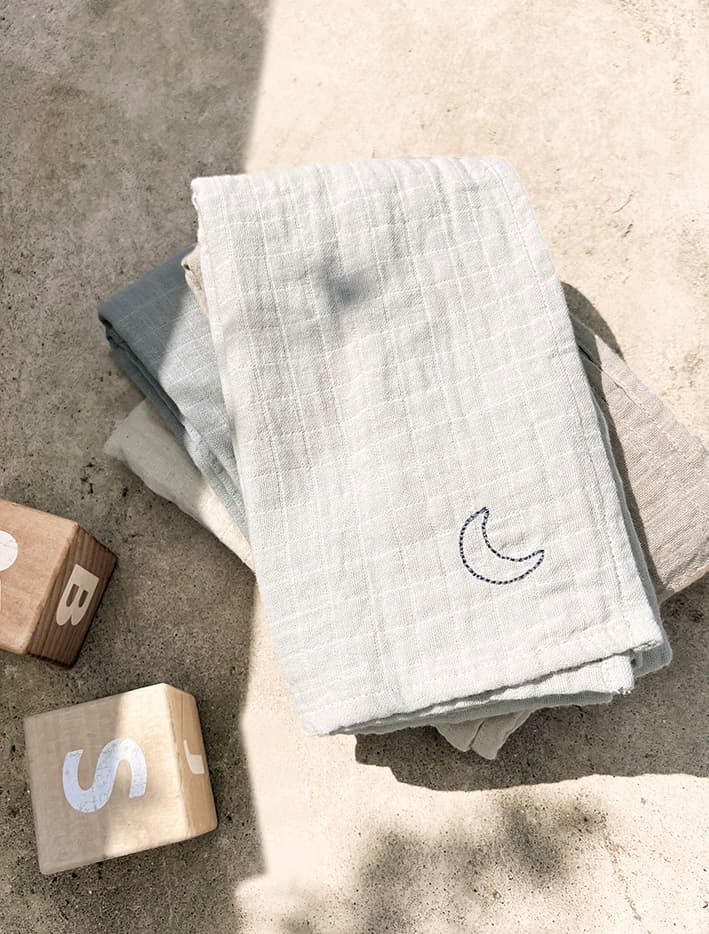 Moonboon / 2 pak stofbleer / Blå — billede 3