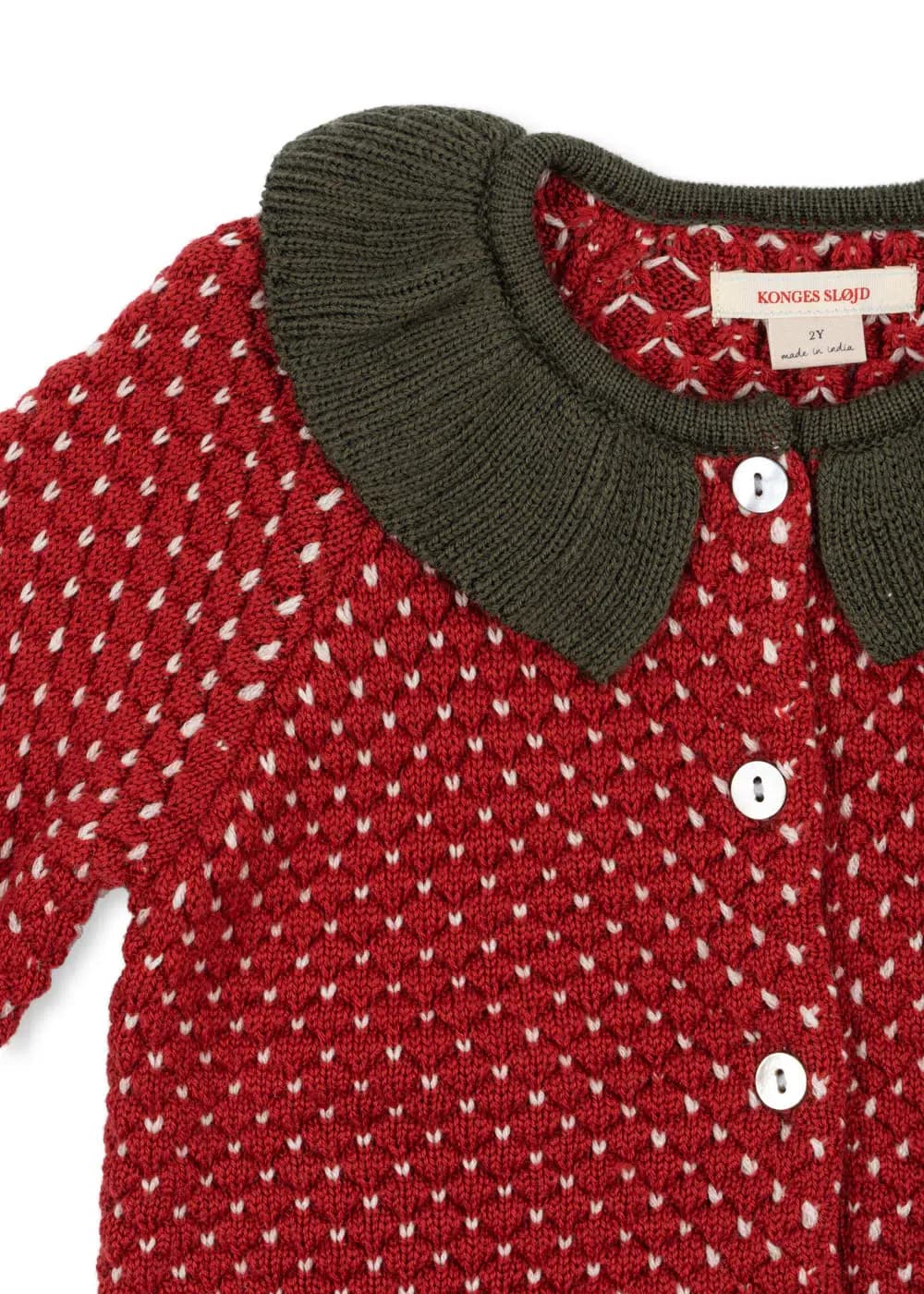 Konges Sløjd / Jordbær Strik Cardigan / Barbados Cherry — billede 4
