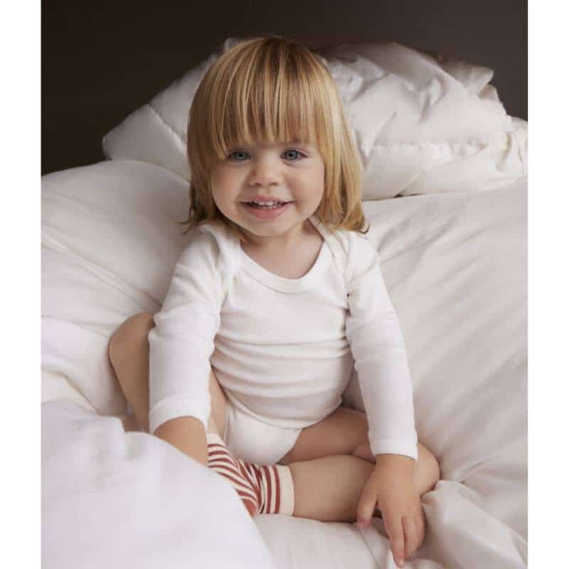 Petit Bateau / 2 pak langærmet body / hvid — billede 3