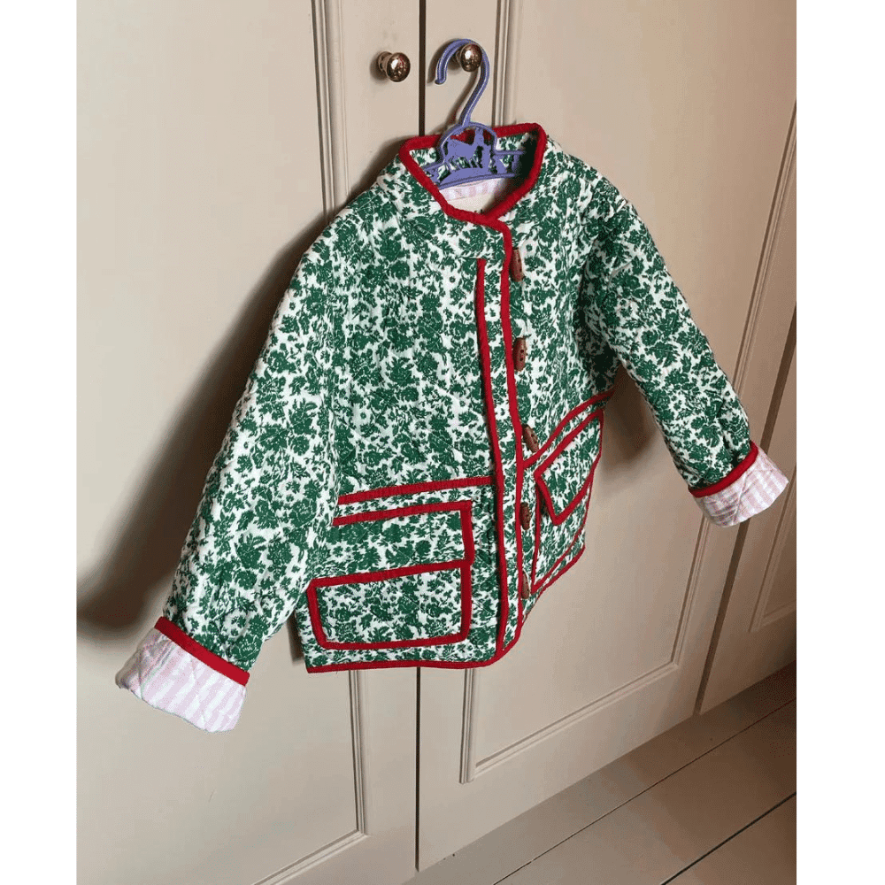 Sissel Edelbo MINI / Adriane Quilted Jakke / Green Garden