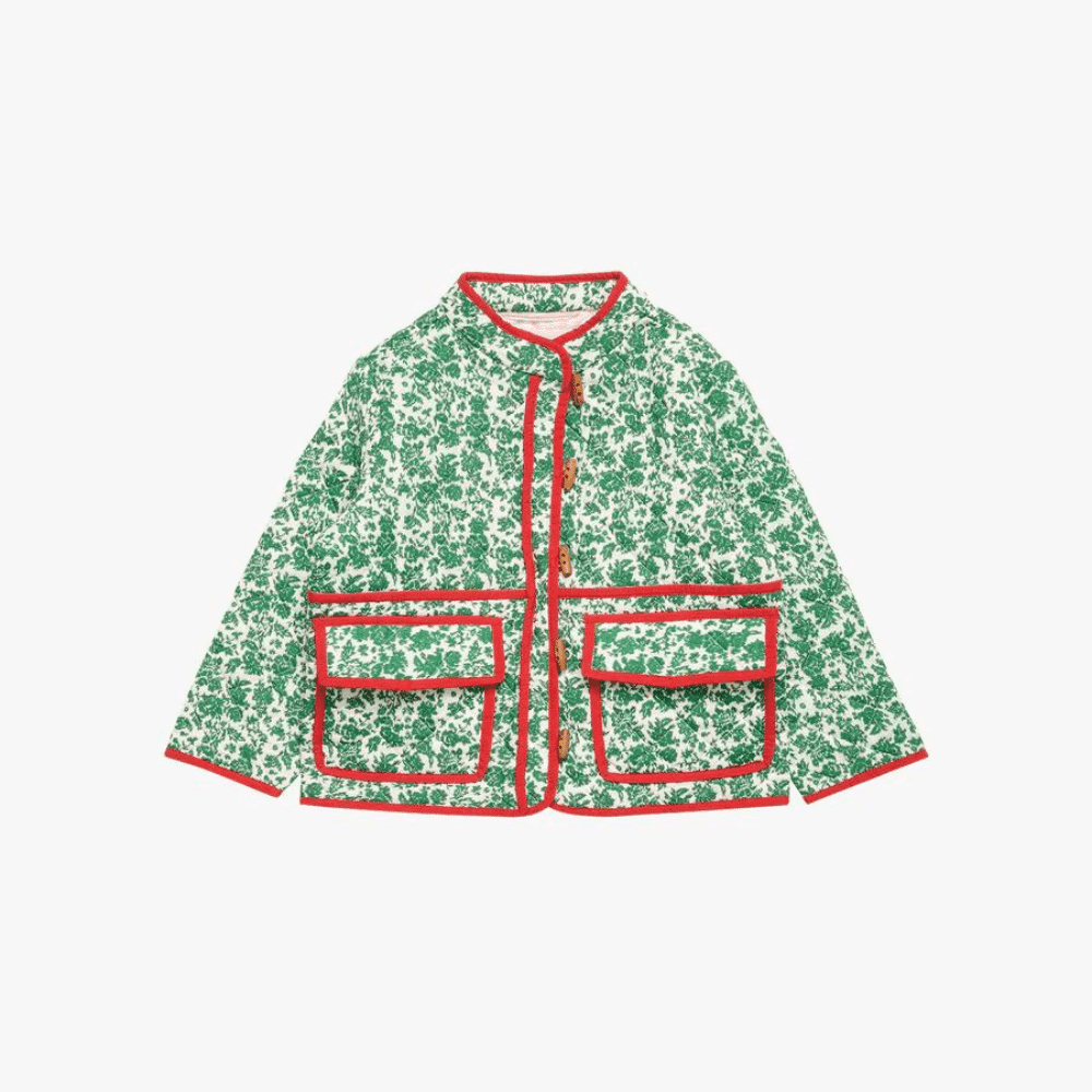 Sissel Edelbo MINI / Adriane Quilted Jakke / Green Garden — billede 2