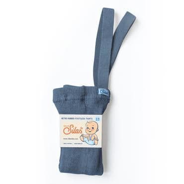 Silly Silas / Tights uden fødder - Steel Blue