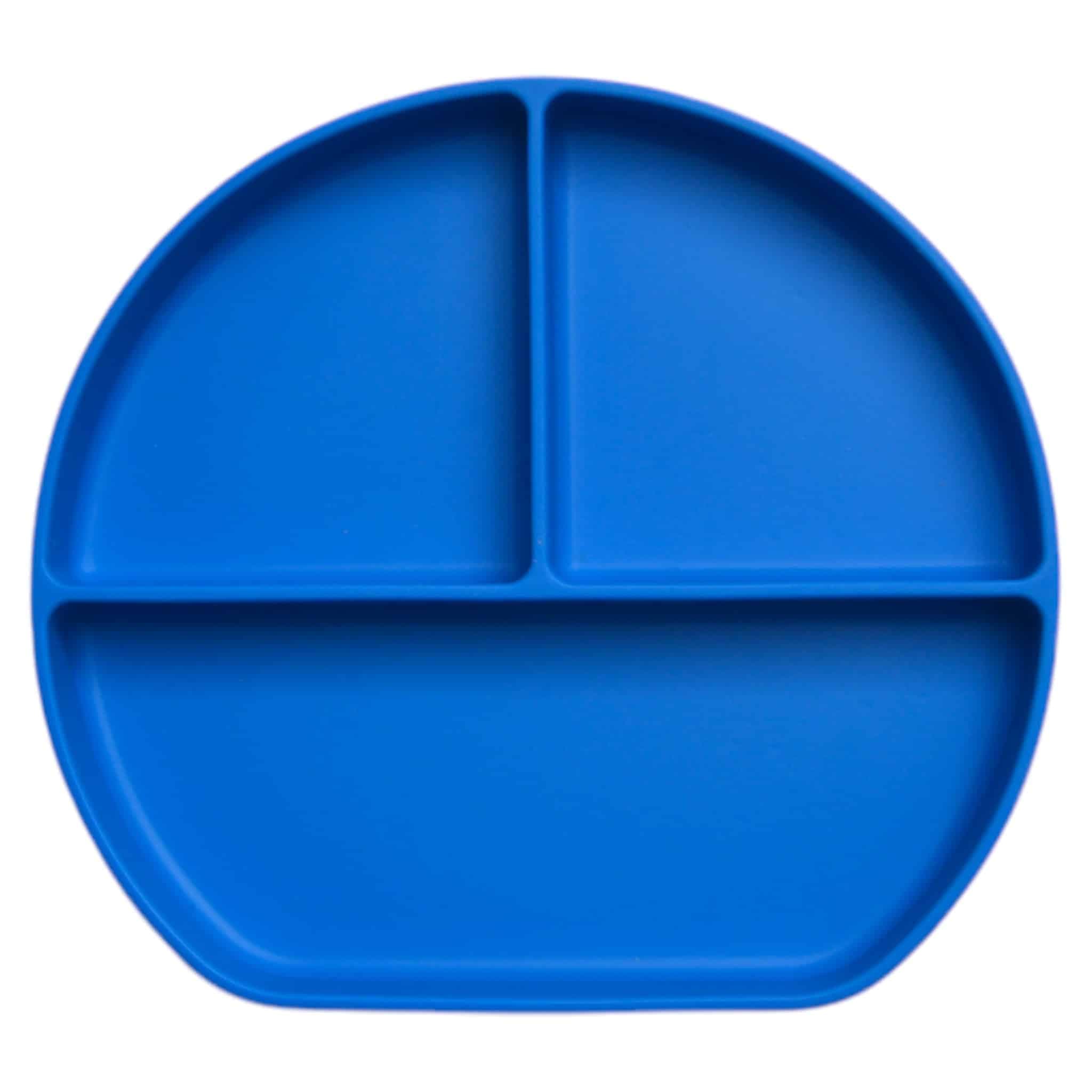 Tress Tableware / Rumopdelt tallerken med sugekop / blå