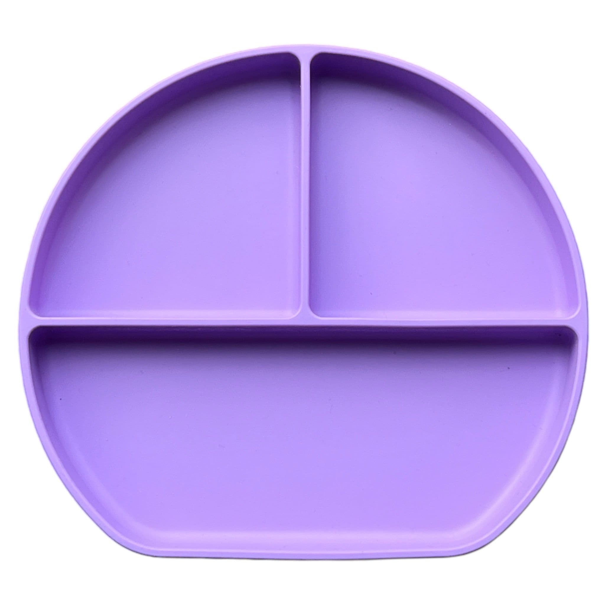 Tress Tableware / Rumopdelt tallerken med sugekop / lilla