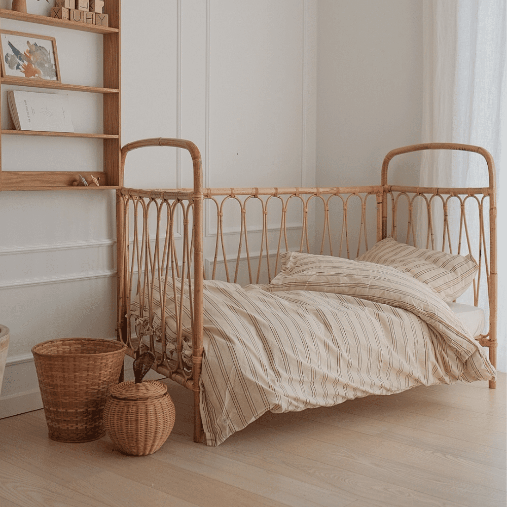 VACVAC studio / Baby sengetøj / seedpearl — billede 8