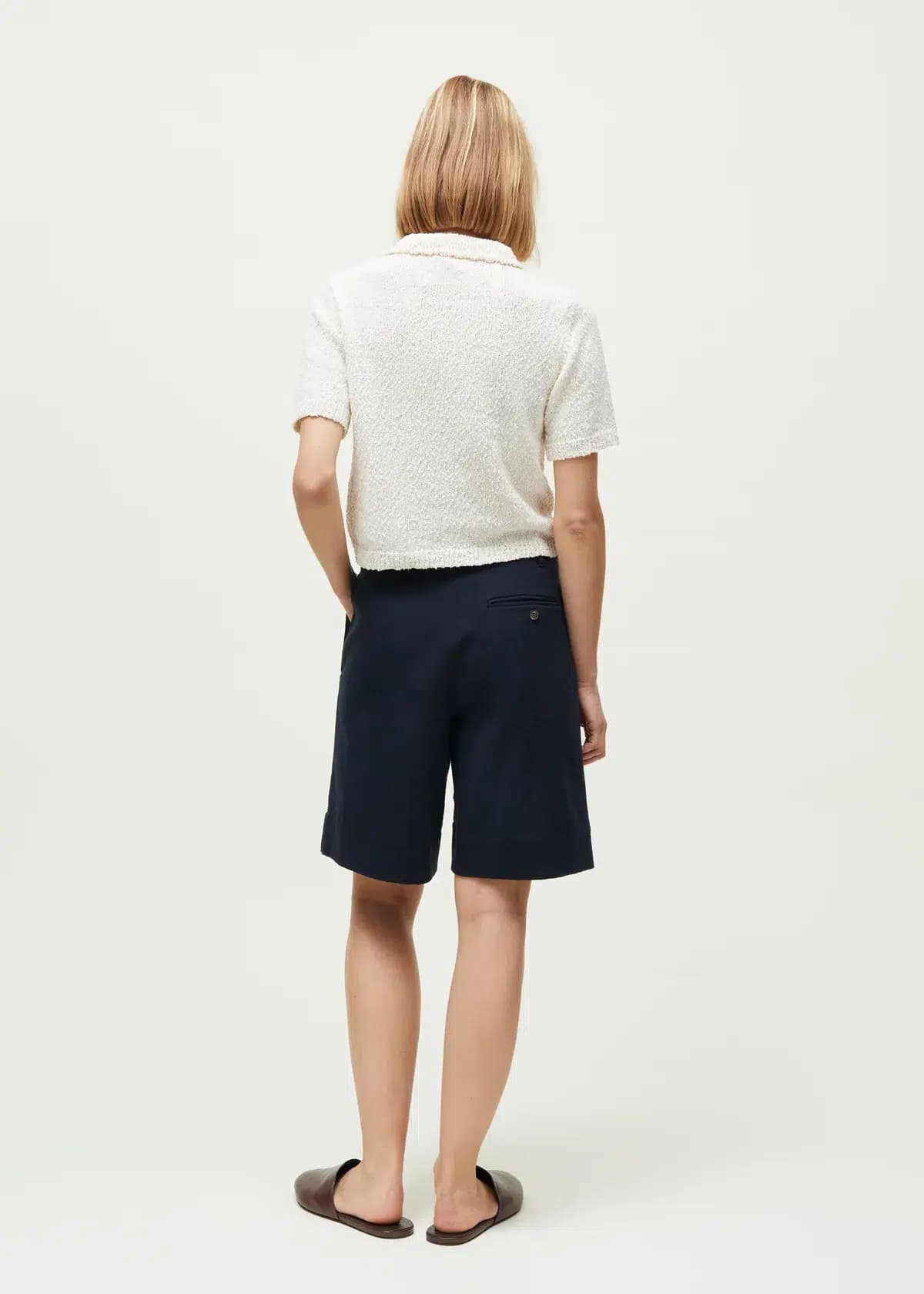 Aiayu / Willy Shorts Twill / Black Navy — billede 3