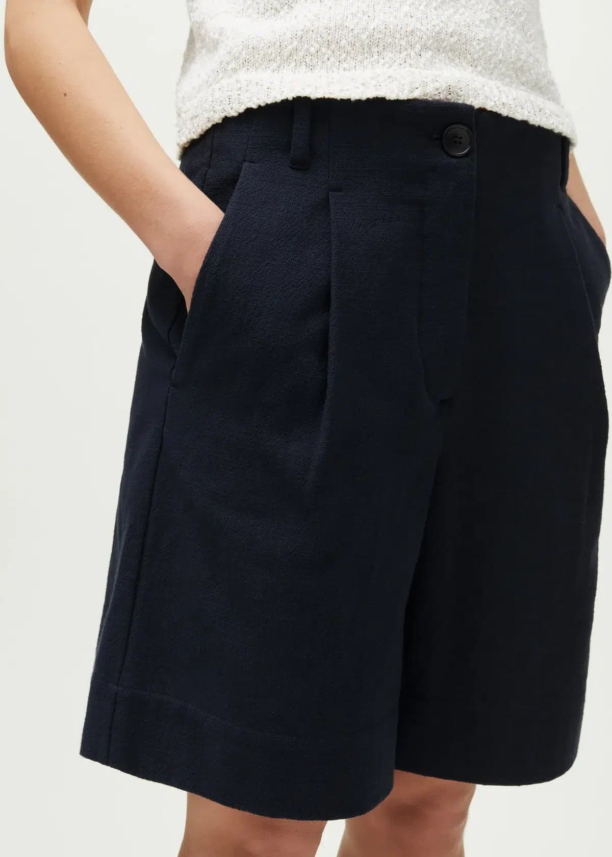 Aiayu / Willy Shorts Twill / Black Navy — billede 4
