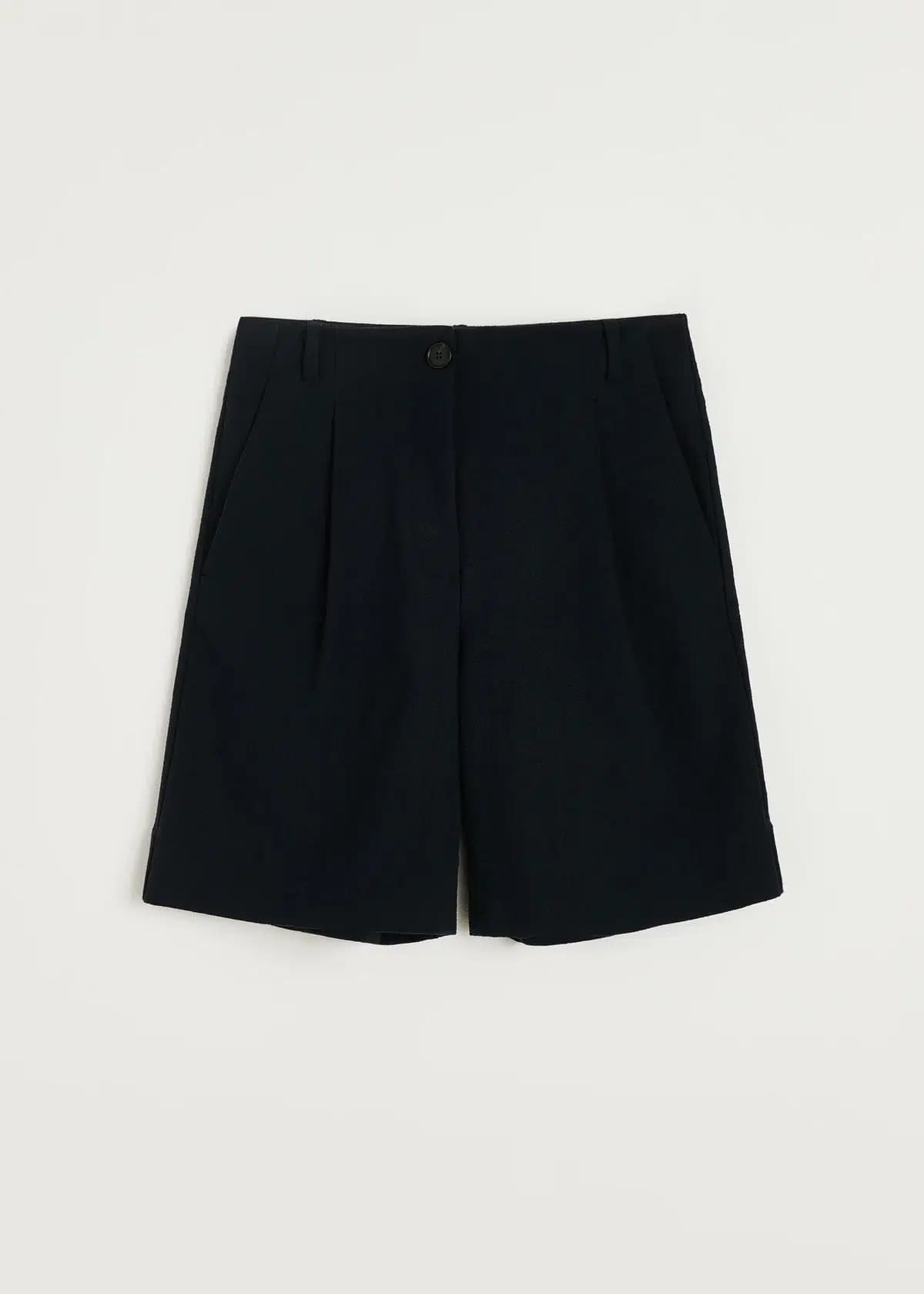 Aiayu / Willy Shorts Twill / Black Navy — billede 2