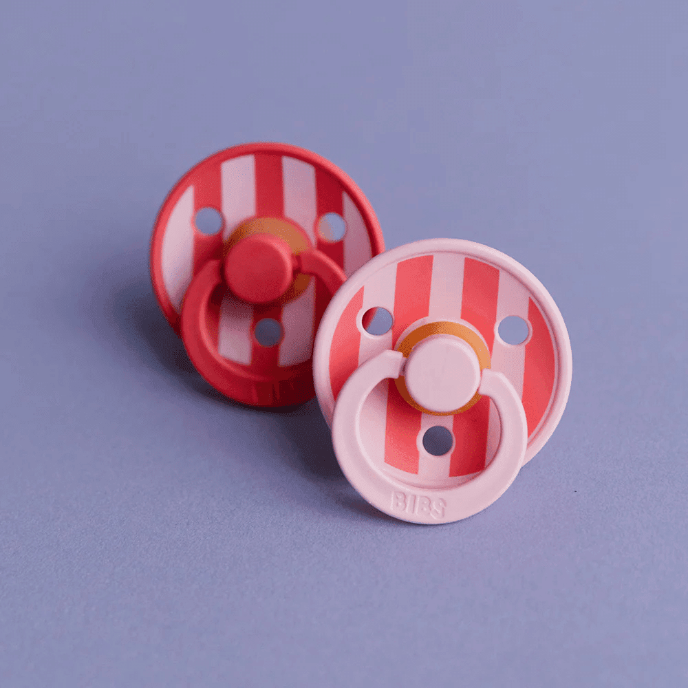 BIBS Colour / Enkel sut / Block Baby Pink Coral — billede 3