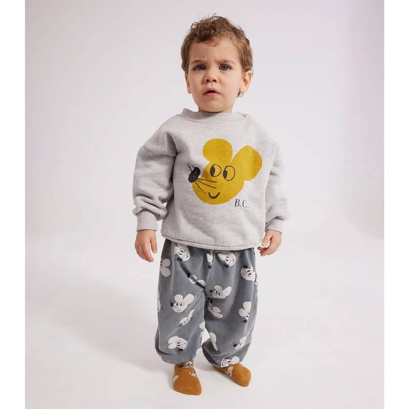 Bobo Choses / Baby Mouse Sweatshirt / grå — billede 4