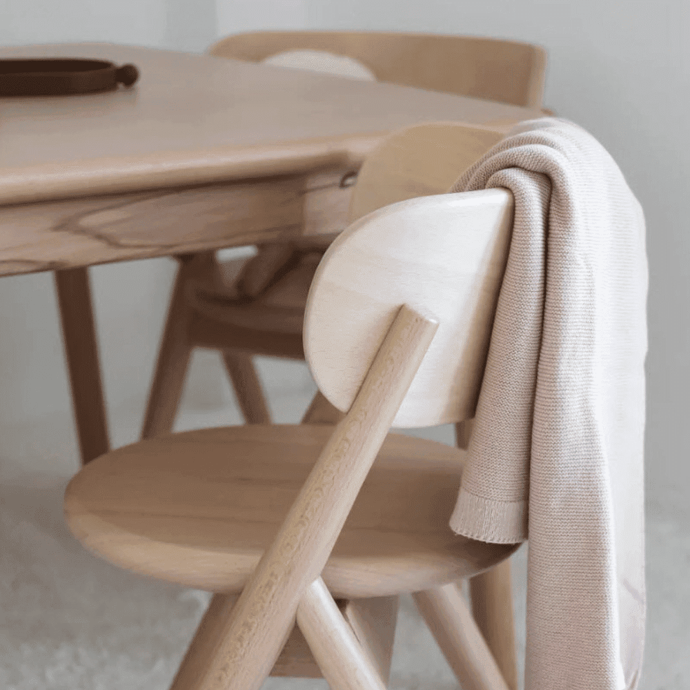 Curve Lab / lille skrivebord / bøg — billede 4