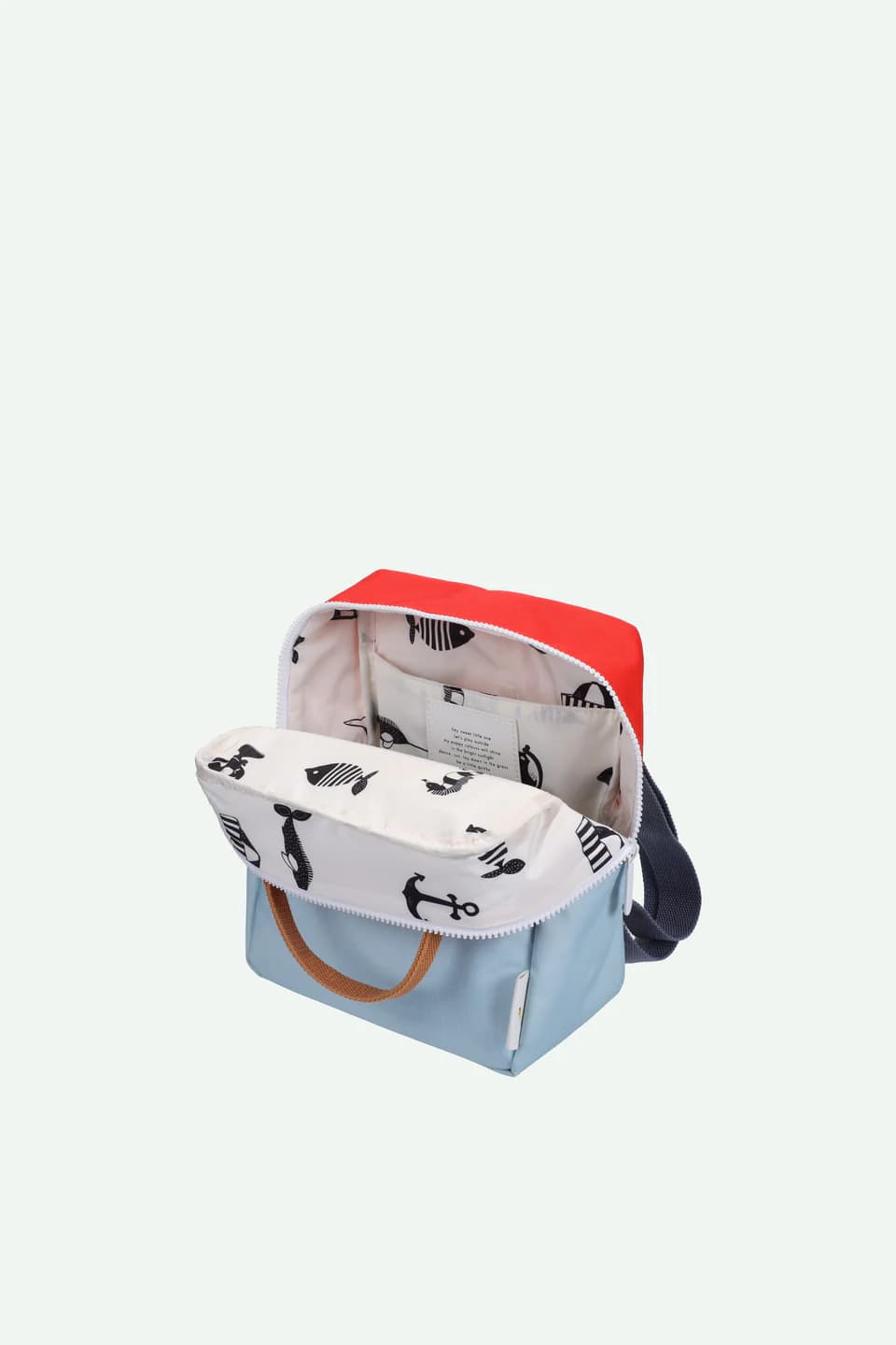 Sticky Lemon / Rygsæk lille / Colour Block Red Blue — billede 4