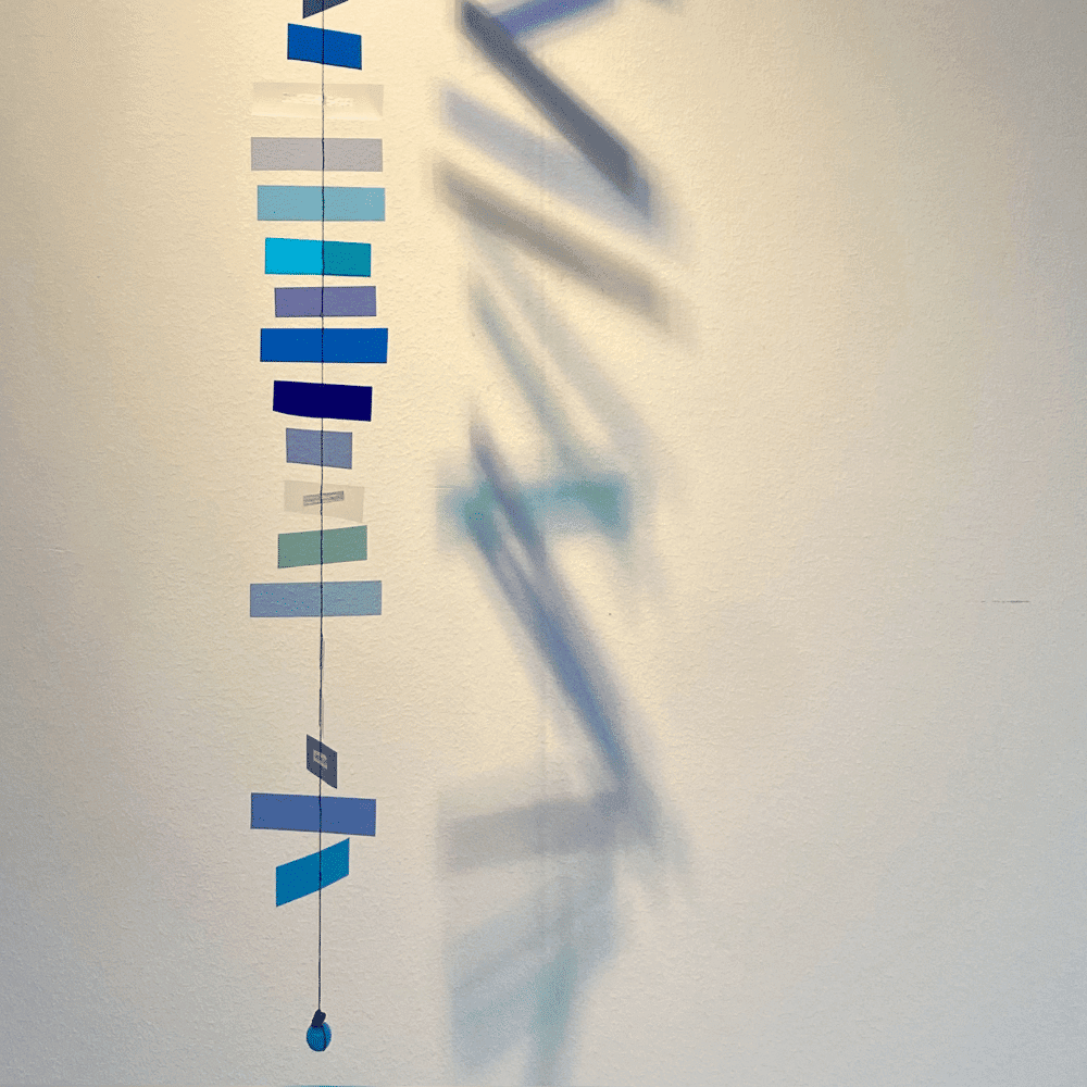 Flickering Light / Lysinstallation Uro / Blå