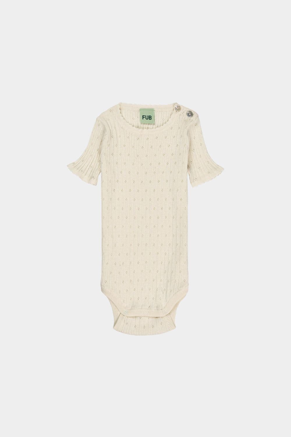 FUB — FUB / Baby Pointelle Body / Ecru