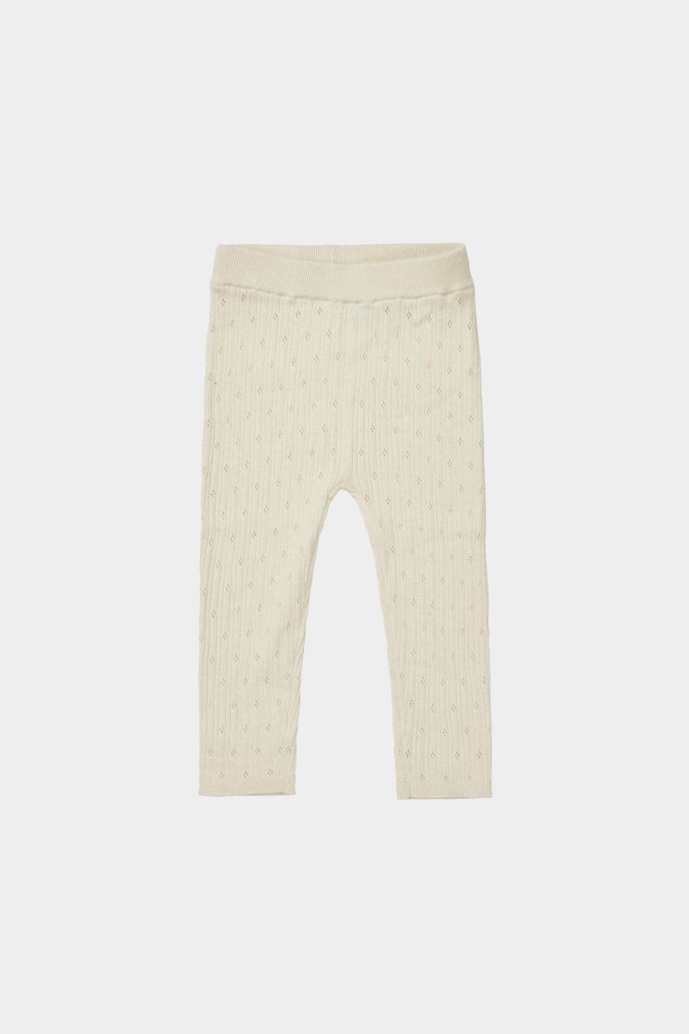 FUB / Baby Pointelle Leggings / Ecru