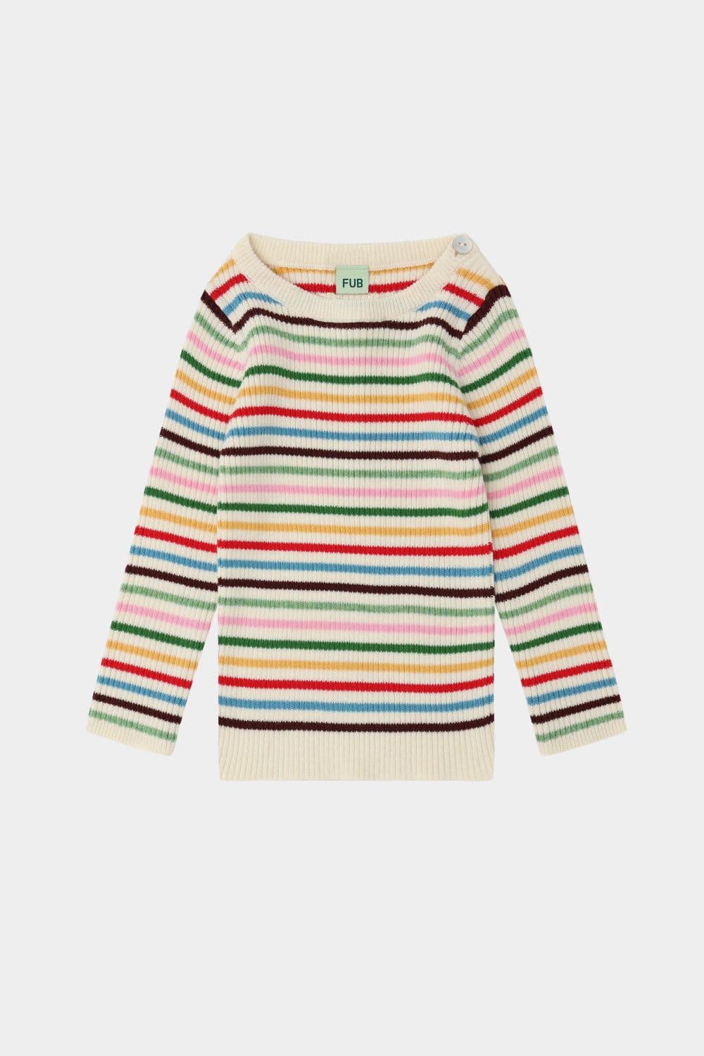 FUB / Baby Rib Bluse / Multi Striber