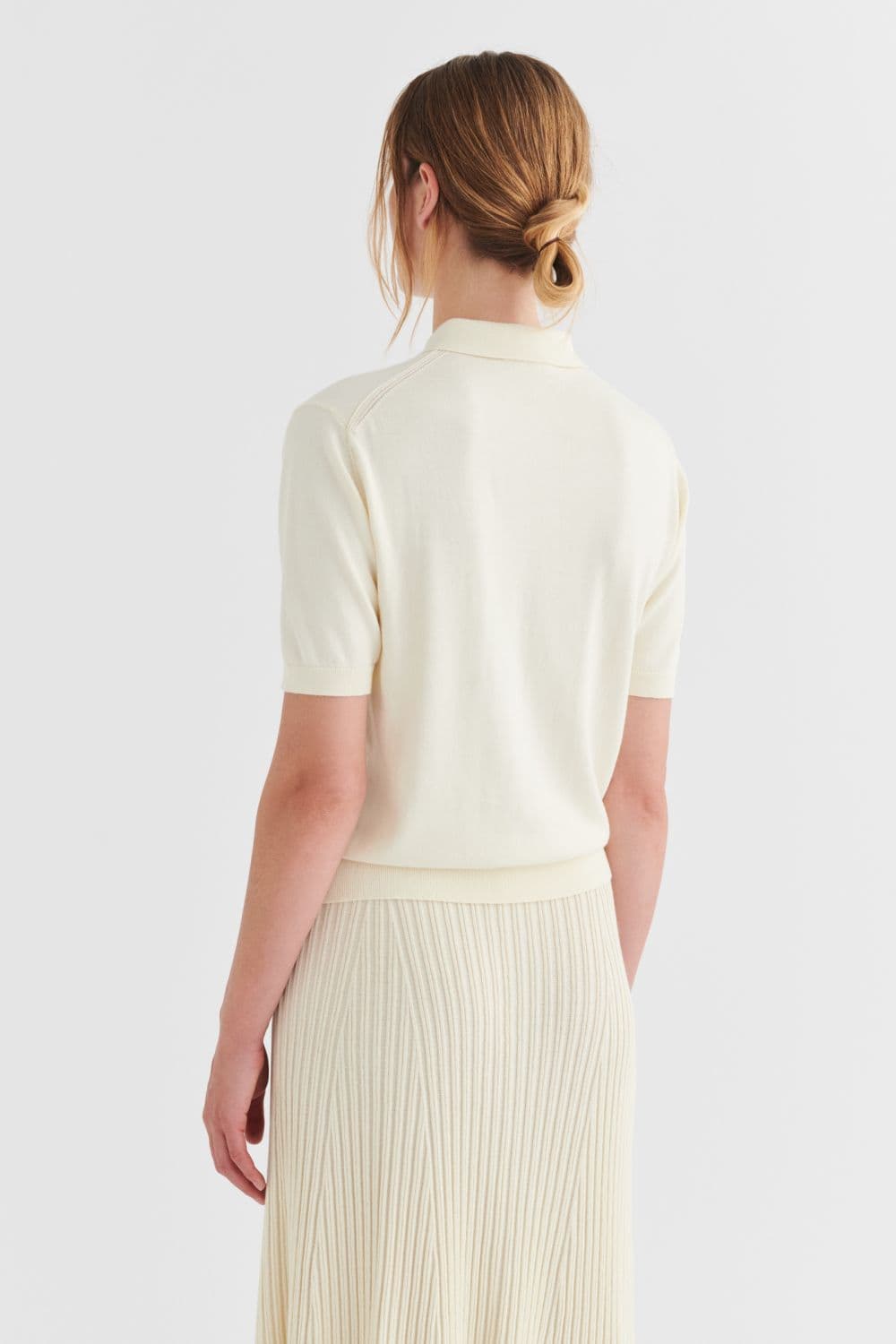 FUB Woman / Classic Polo / Ecru — billede 3