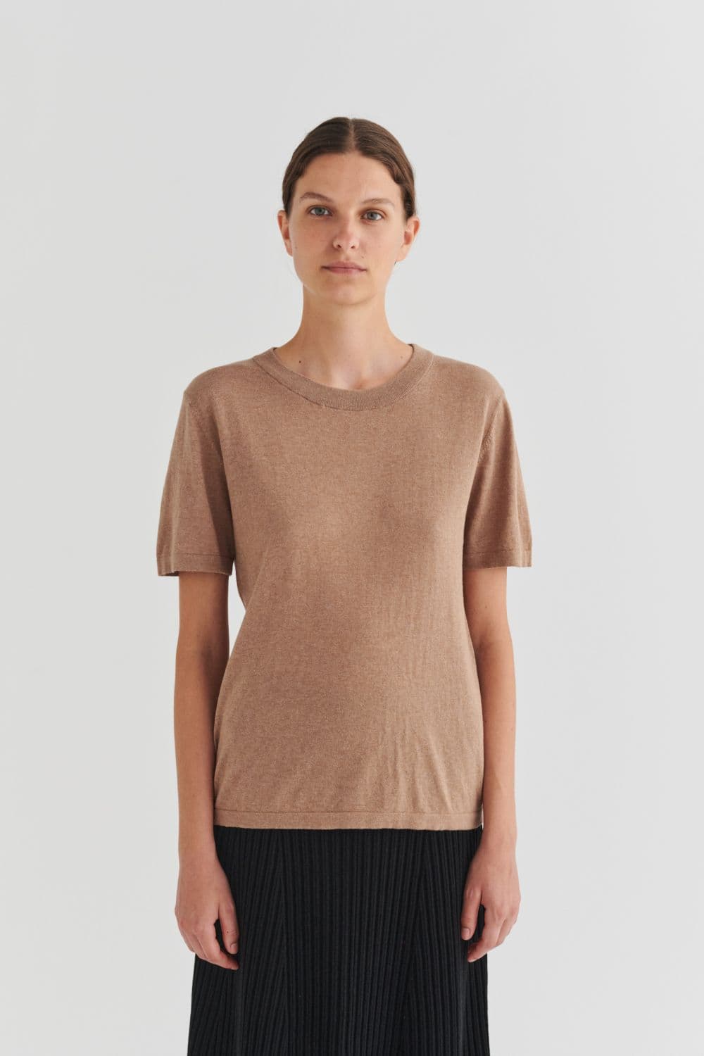 FUB Woman / Classic T-shirt / Camel melange