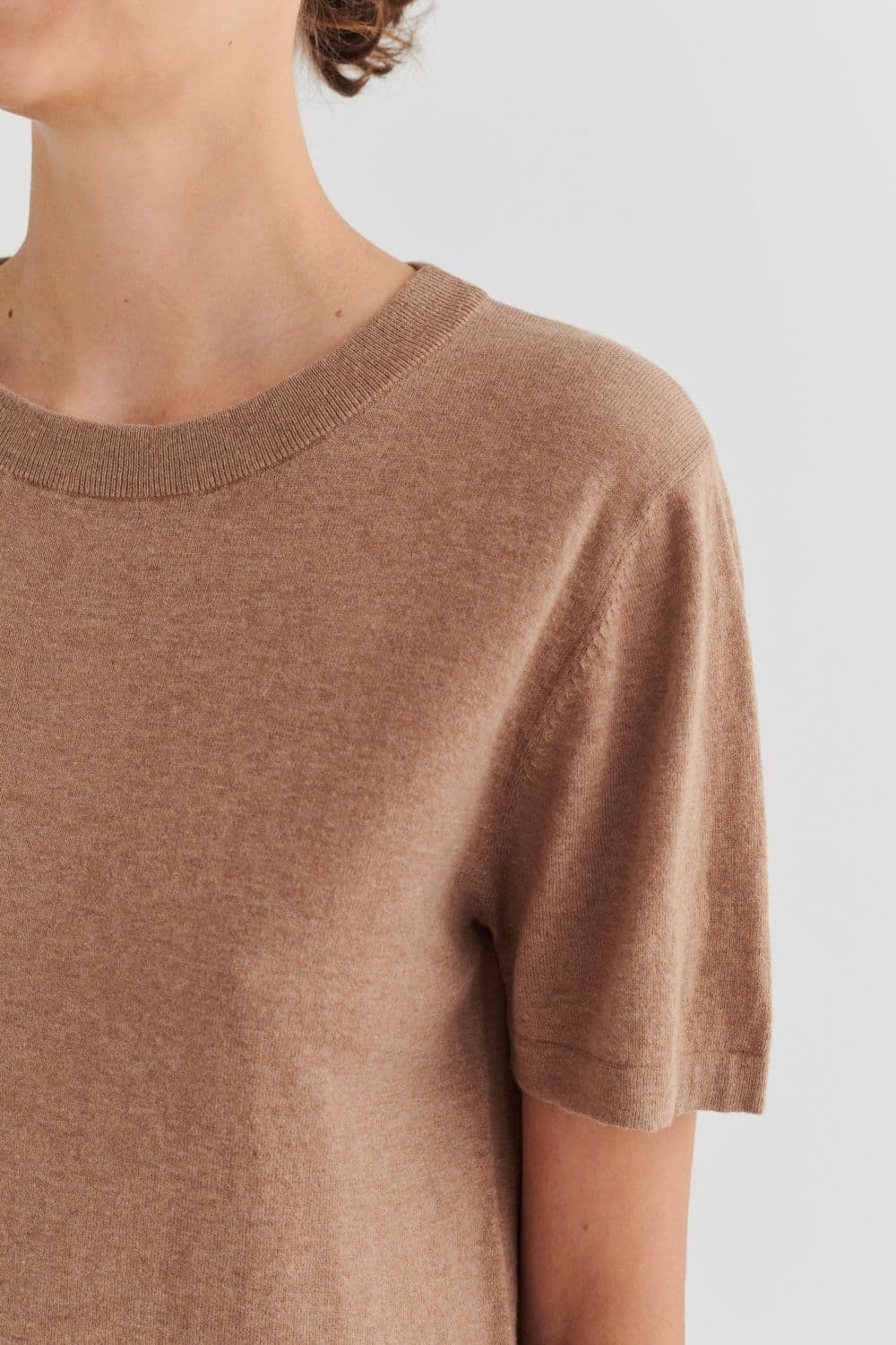 FUB Woman / Classic T-shirt / Camel melange — billede 4