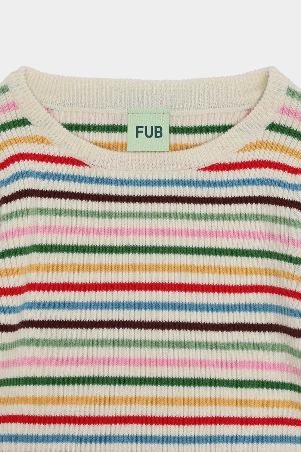 FUB — FUB / Rib Bluse / Multi Striber — alternativt billede