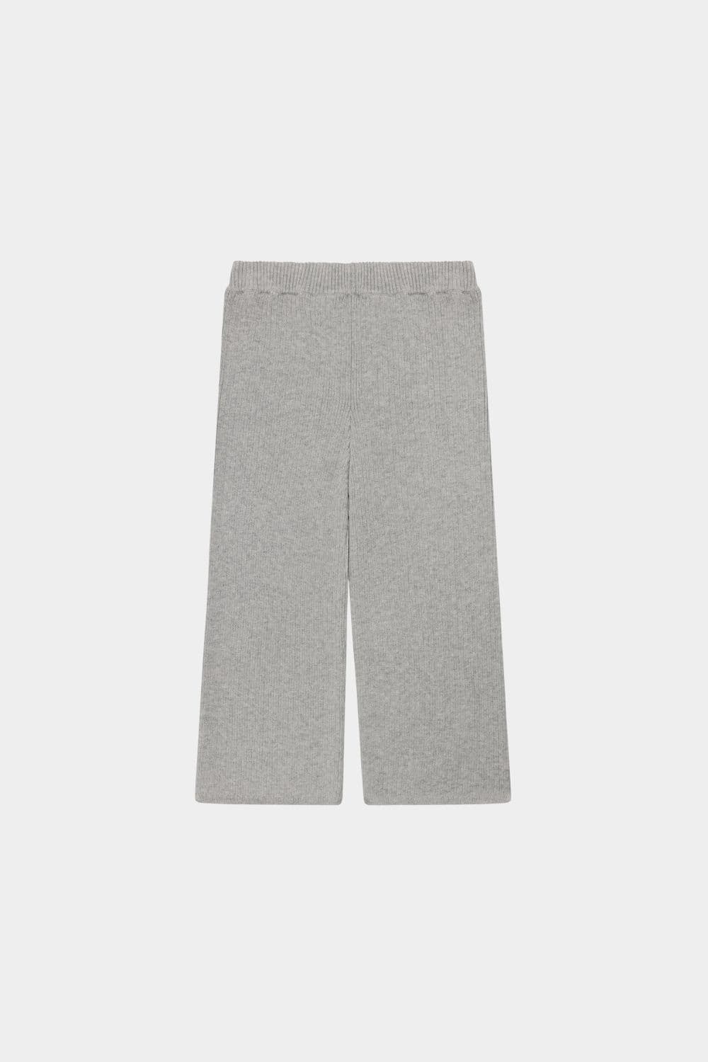 FUB / Rib Bukser / Light Grey Melange