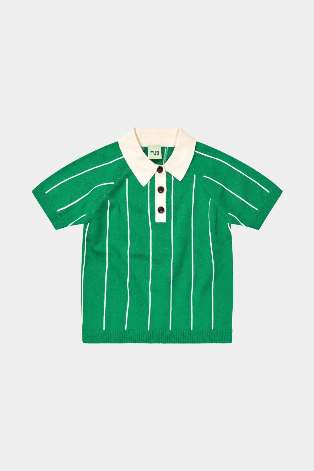 FUB — FUB / Stribet Polo / Basil