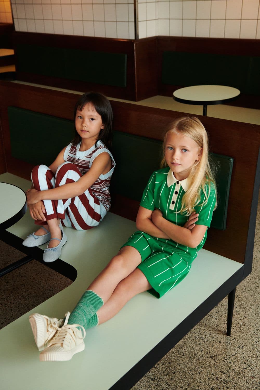 FUB — FUB / Stribede Shorts / Basil — alternativt billede
