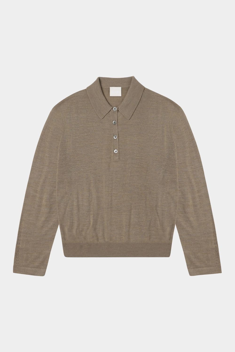 FUB Woman / Uld Polo / Camel Melange — billede 2