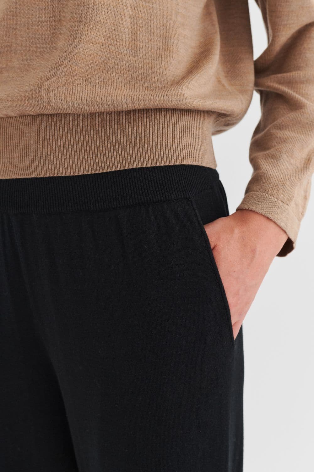 FUB Woman / Uld Polo / Camel Melange — billede 6
