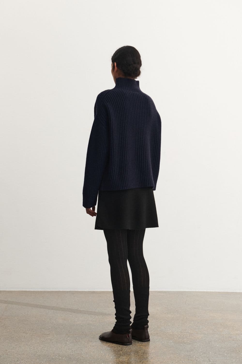 FUB Woman / Uld Nederdel / Sort — billede 3