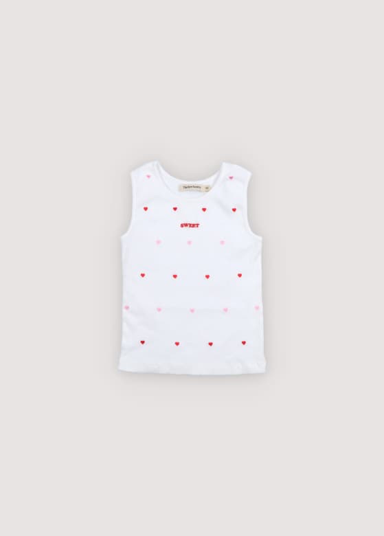 The New Society / Petunia Tee Hearts Pure Cloud