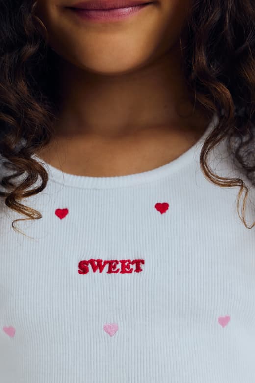The New Society / Petunia Tee Hearts Pure Cloud — billede 3