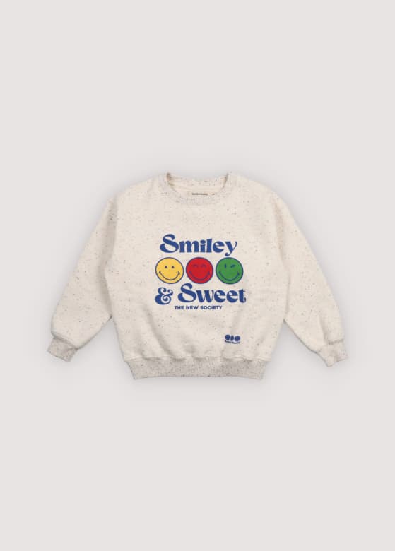 The New Society / Smiley Sweatshirt Multicolor