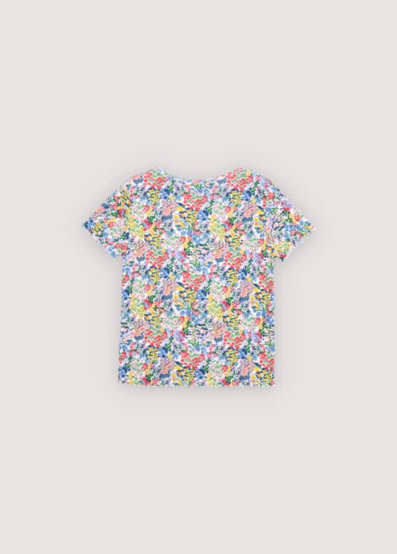 The New Society / TNS Rib Tee Verbena Print — billede 2