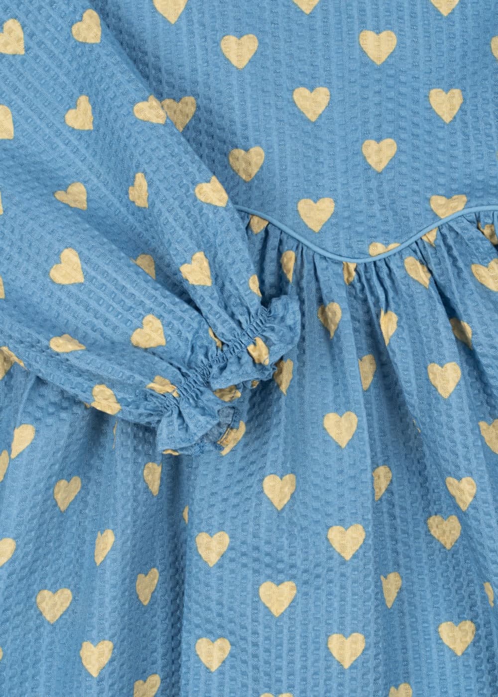 Konges Sløjd / Vida Kjole med hjerter / Aisuru blue — billede 3