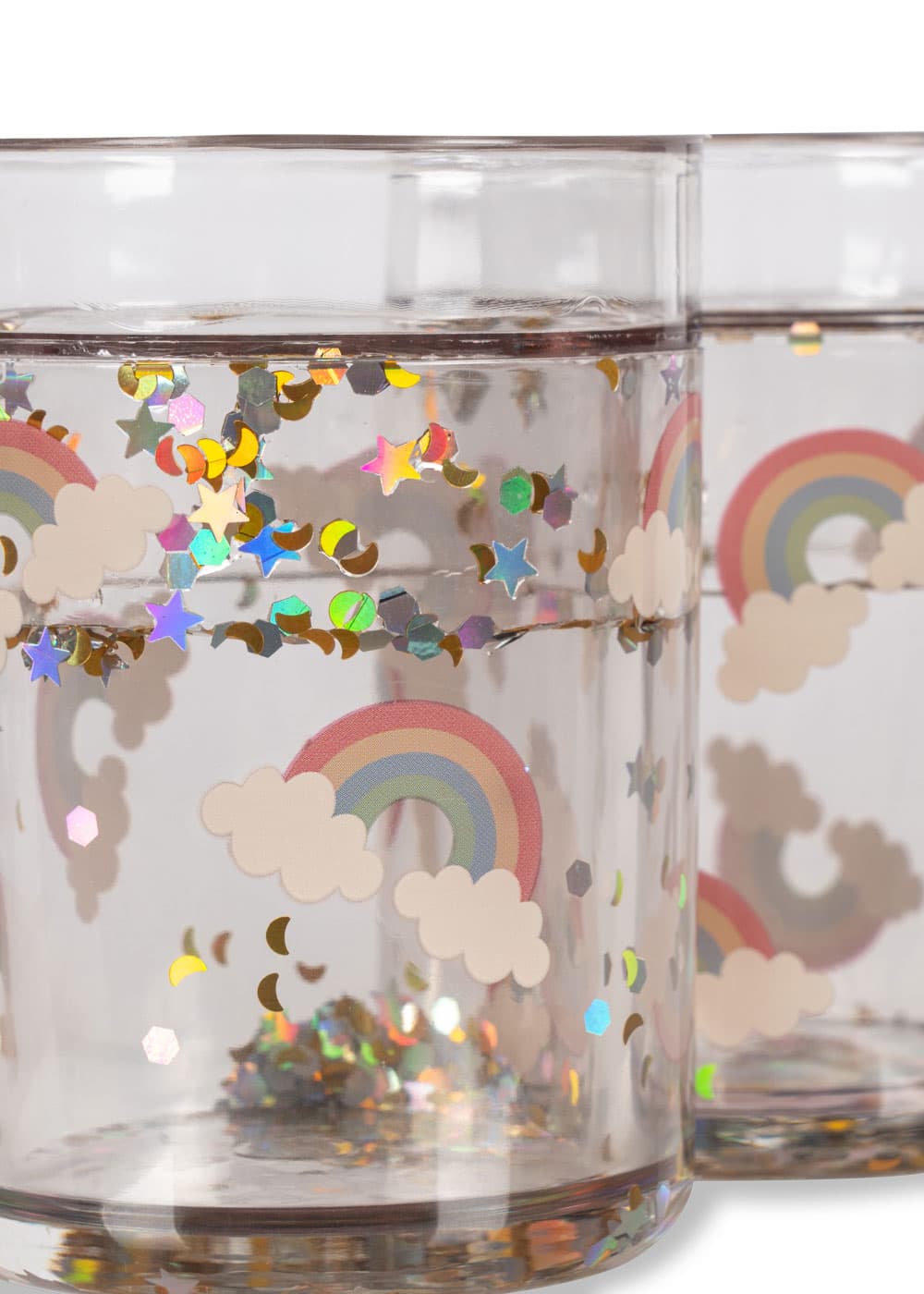 Konges Sløjd / 2-pak glitterkop / Rainbow — billede 2