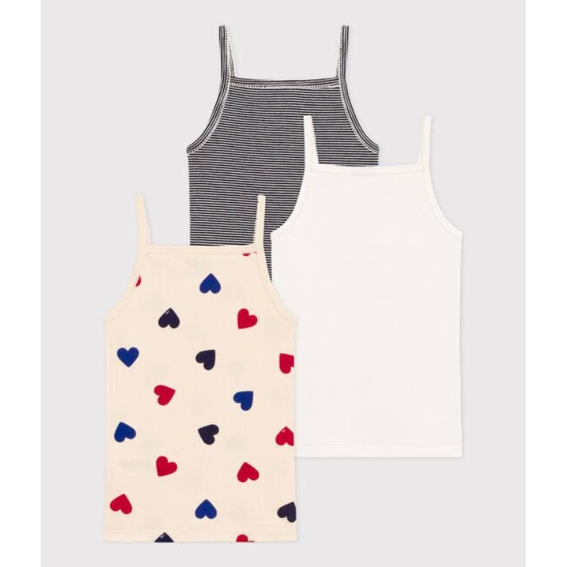 Petit Bateau / 3-pak strop undertrøjer — billede 2