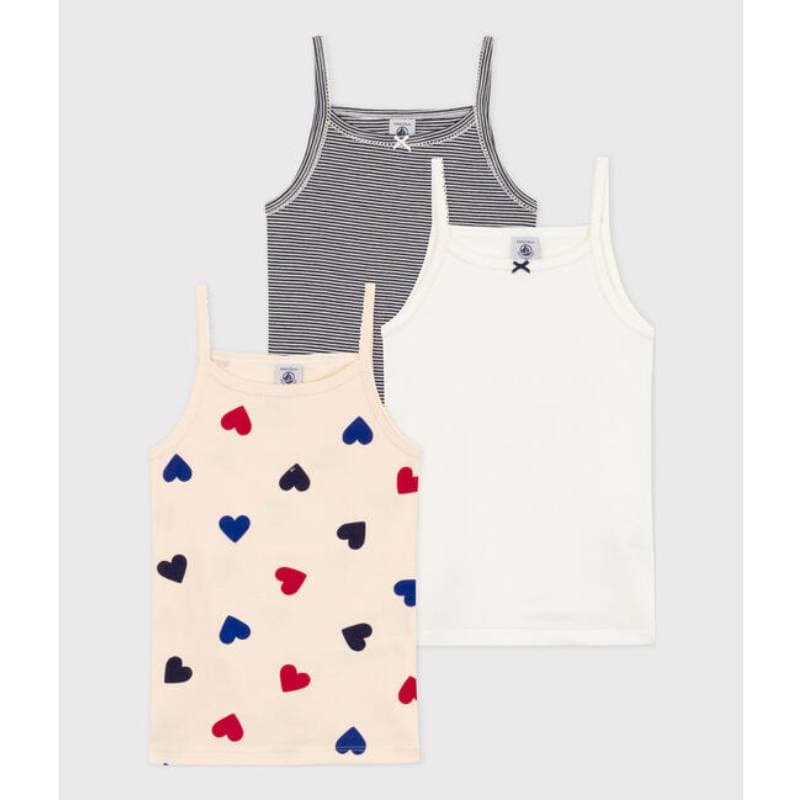 Petit Bateau / 3-pak strop undertrøjer
