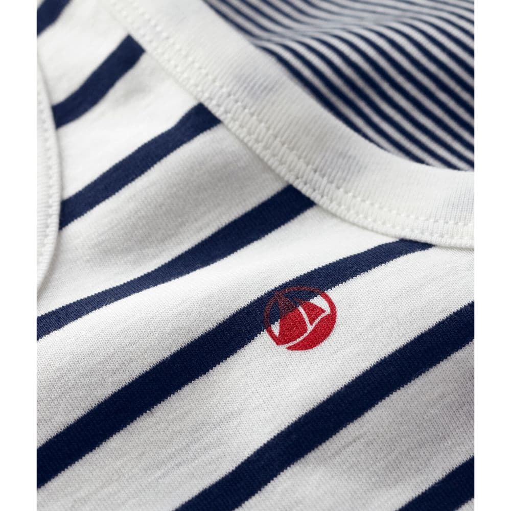 Petit Bateau / 2-pak undertrøjer / striber — billede 3