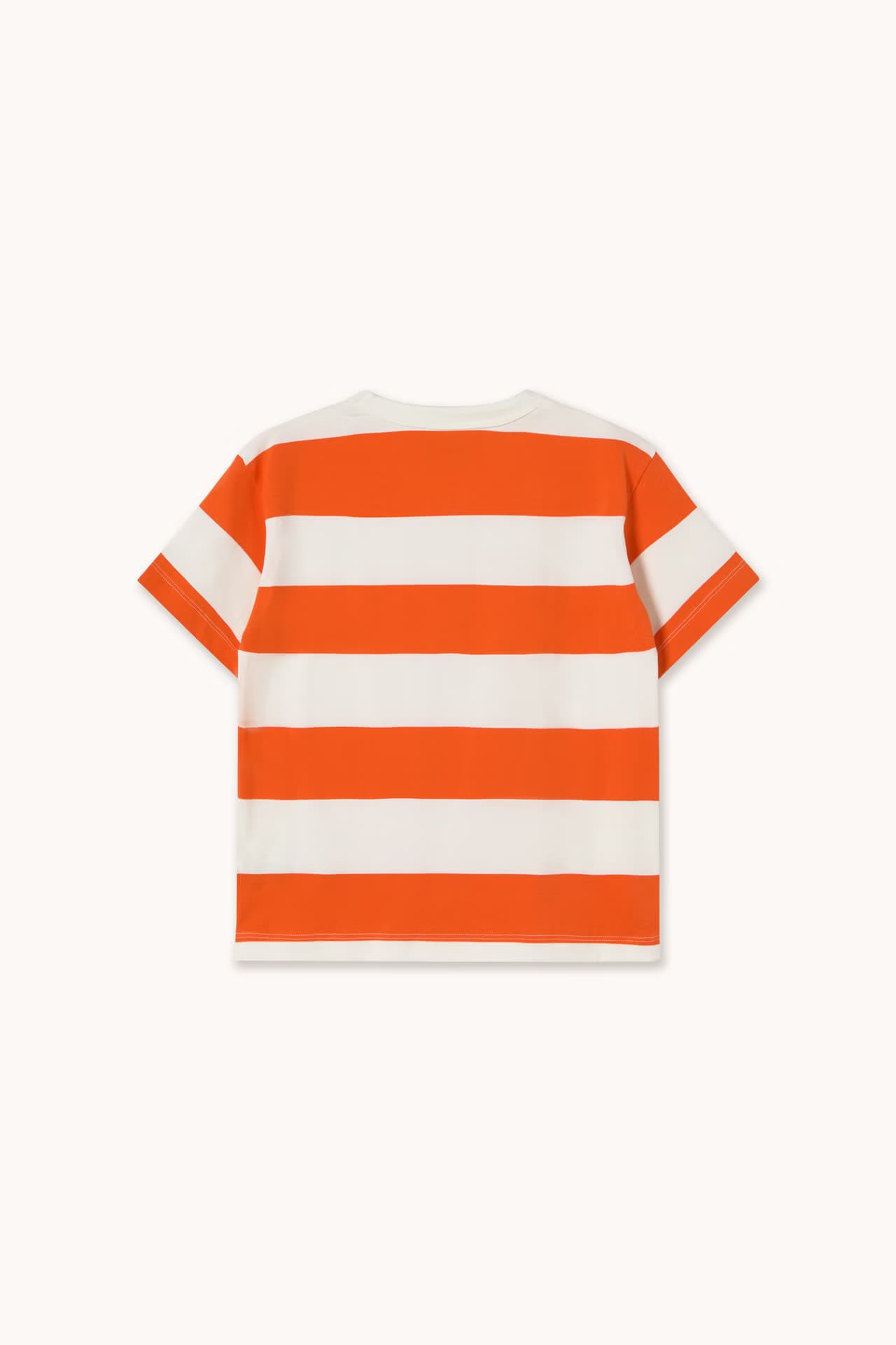 Tinycottons / Stripes Tee / Orange — billede 4