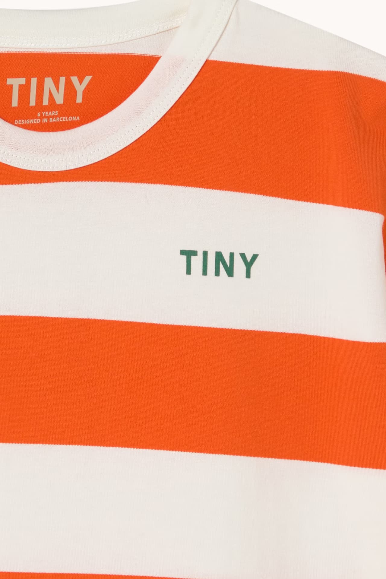 Tinycottons / Stripes Tee / Orange — billede 3