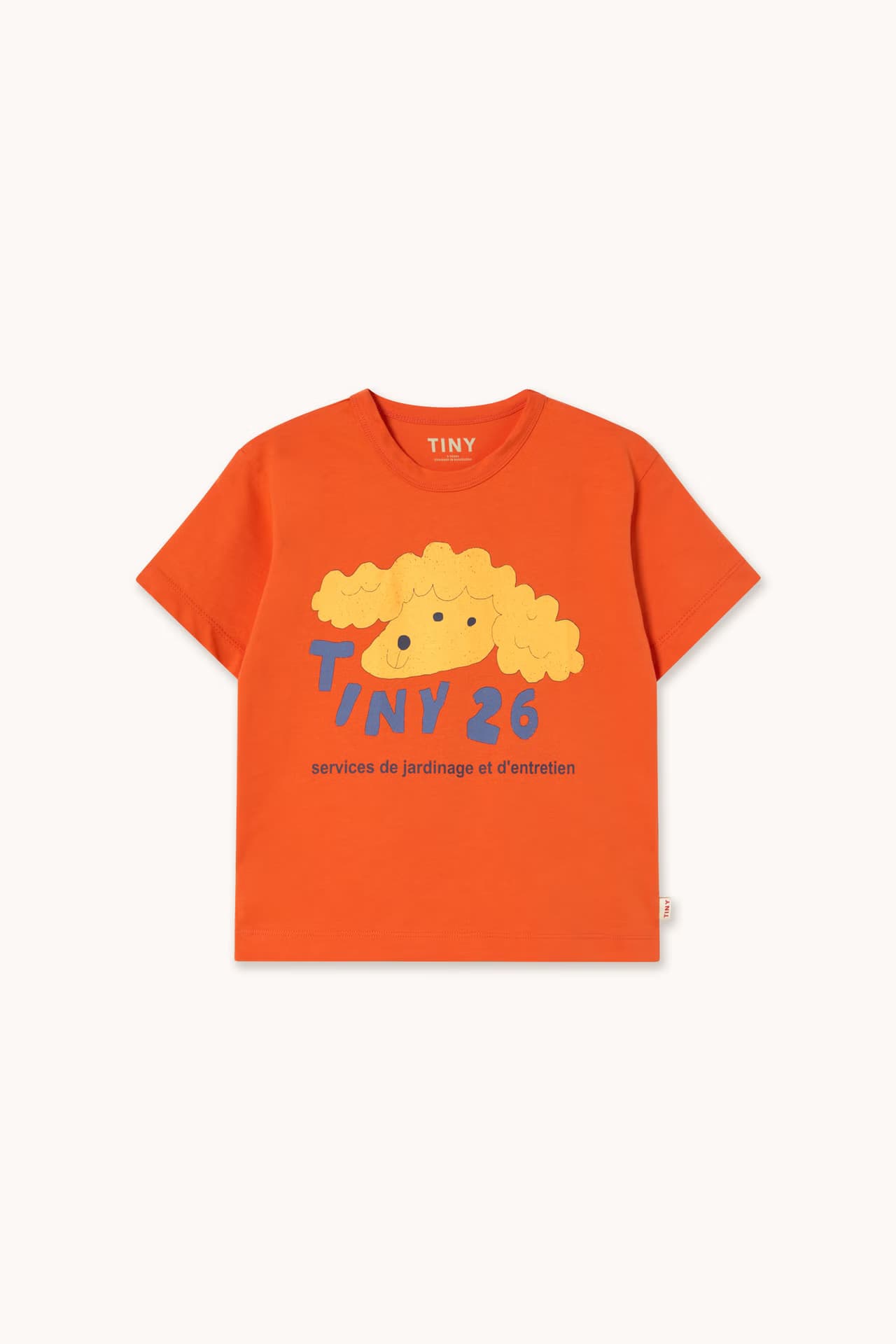 Tinycottons / Yellow Dog Graphic Tee / Orange