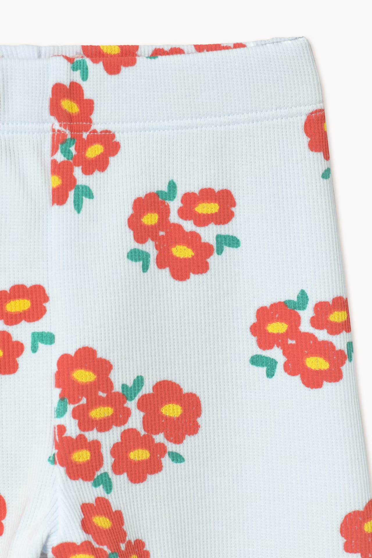 Tinycottons / Blossoms Rib Baby Leggings — billede 4