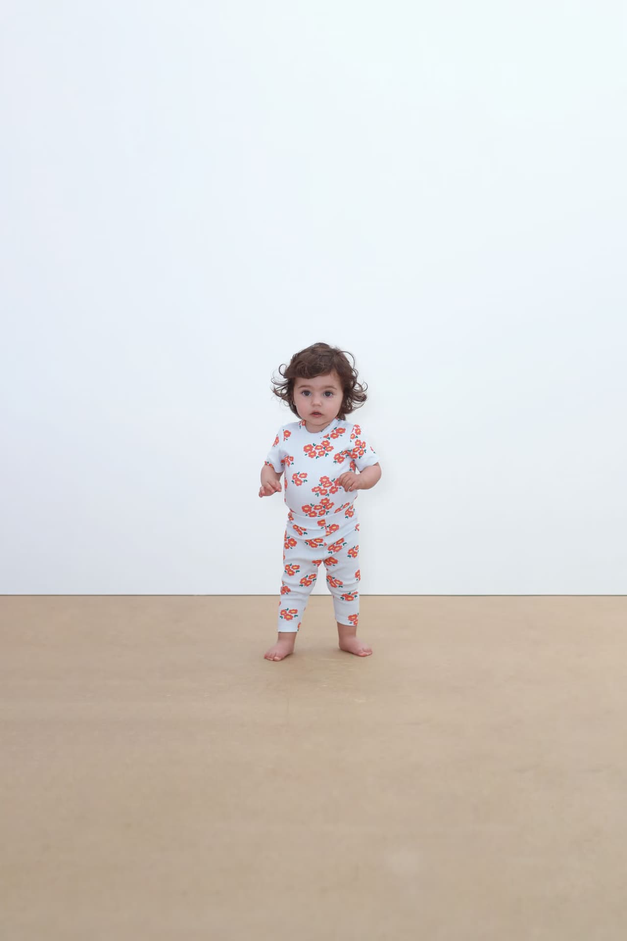 Tinycottons / Blossoms Rib Kortærmet Body — billede 2