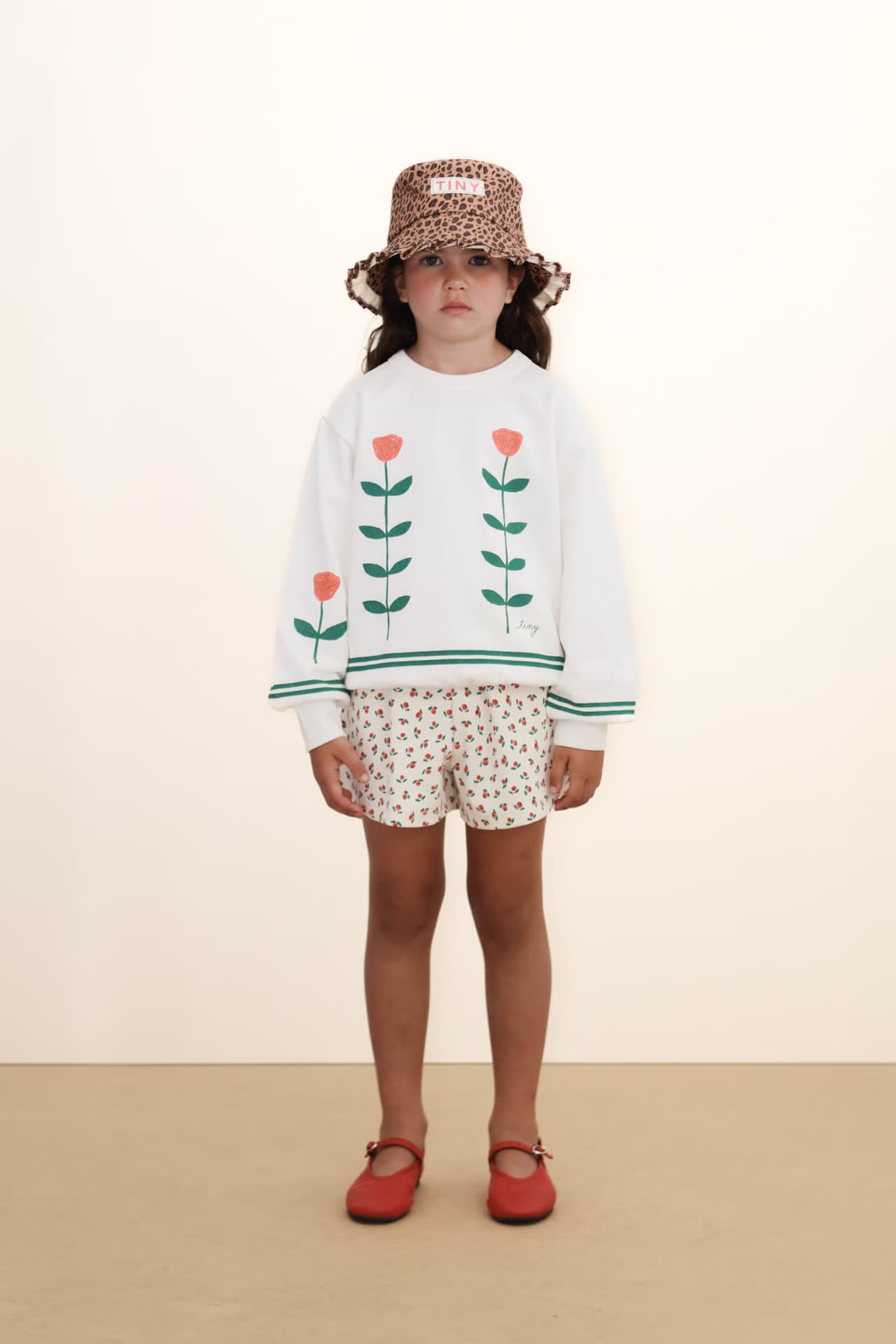 Tinycottons / Tiny Roses Rib Shorts — billede 4