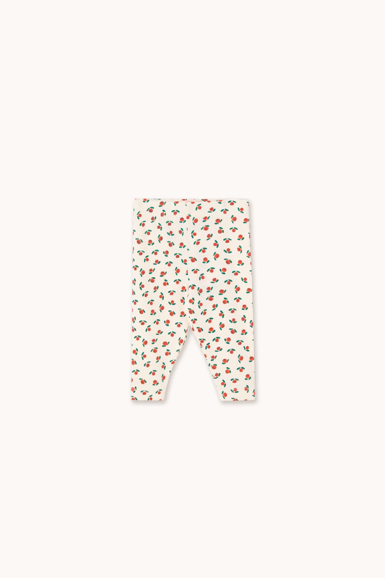 Tinycottons / Tiny Roses Rib Baby Leggings — billede 4