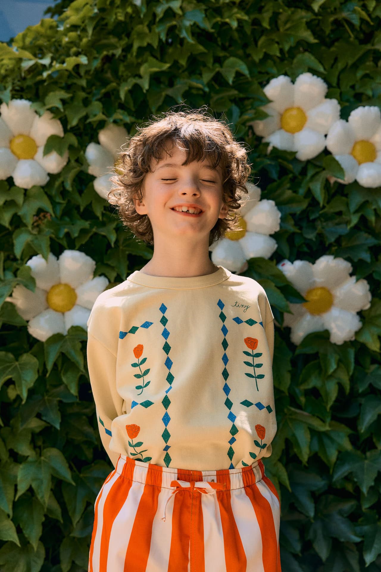 Tinycottons / Diamonds Graphic Sweatshirt — billede 2