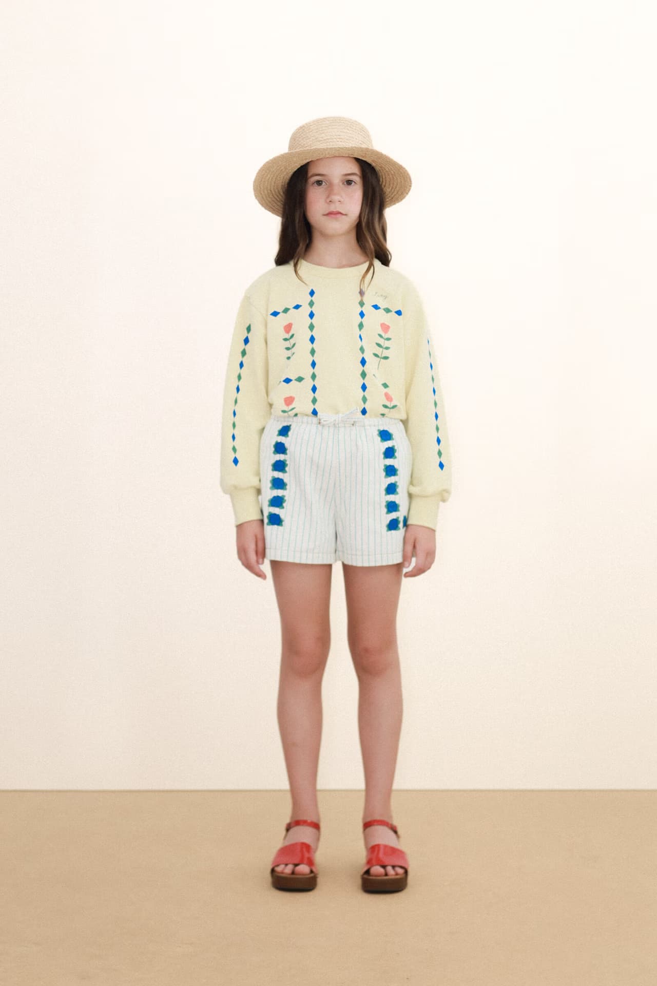 Tinycottons / Diamonds Graphic Sweatshirt — billede 5